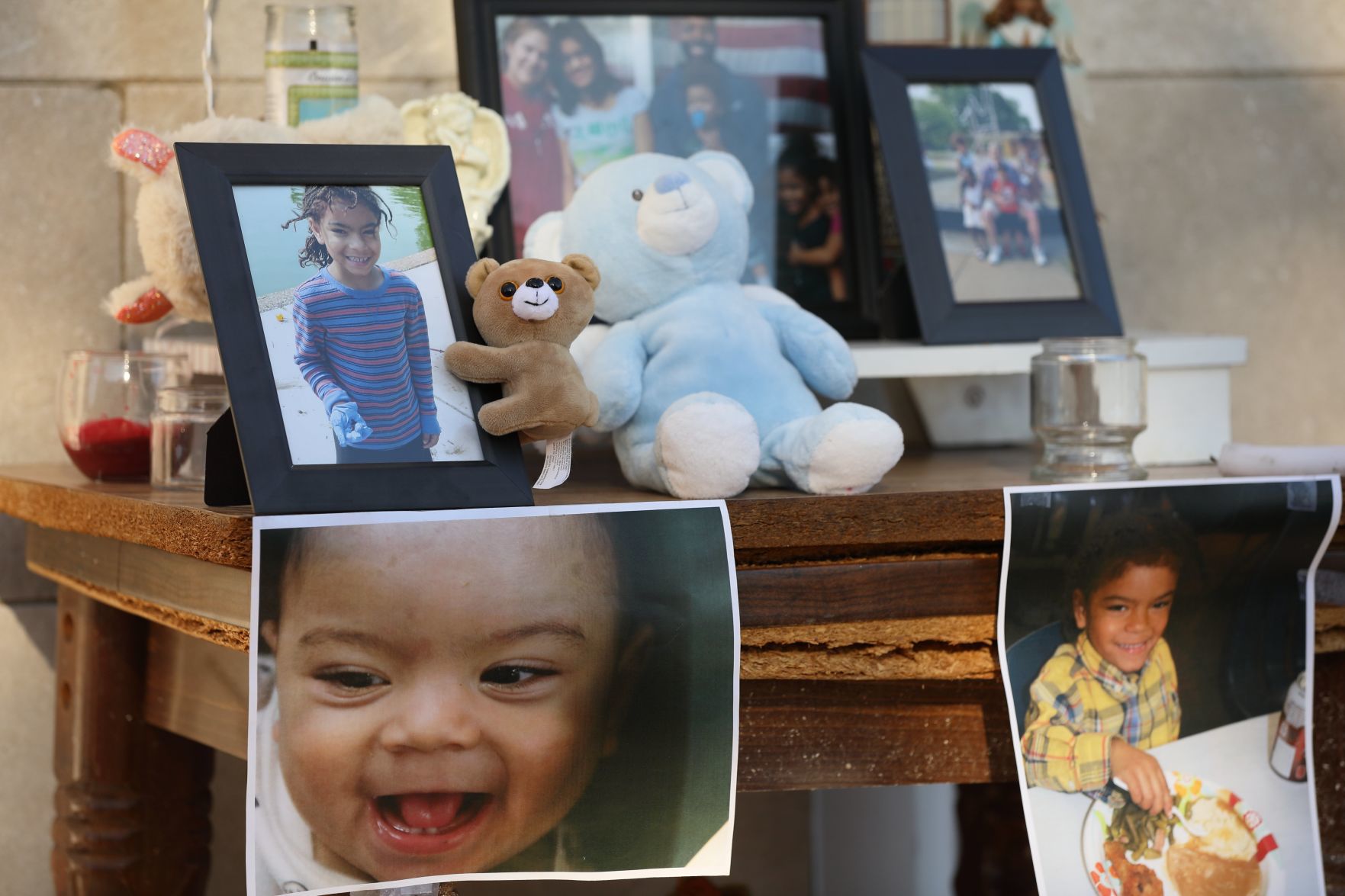 Vigil for 7-year-old Xavier Usanga killed by stray bullet in St. Louis